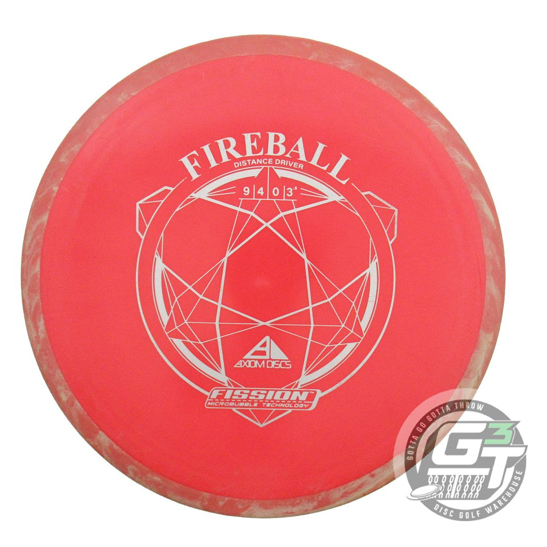 USED Axiom Discs Fission Fireball 175g Red Maroon Rim Distance Driver Golf Disc