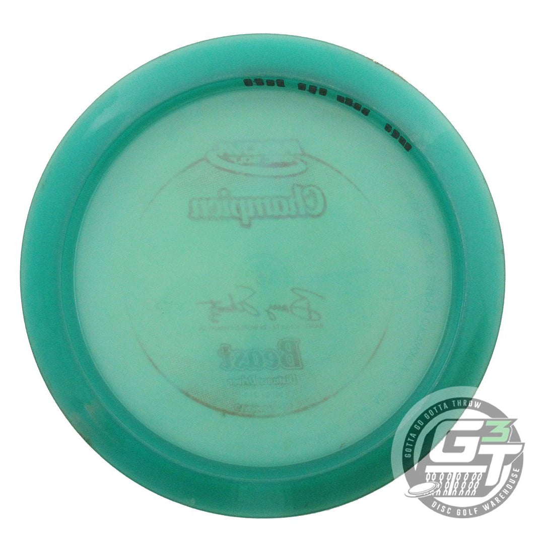 USED Innova Champion Beast 163g Teal Red Static Foil Distance Driver Golf Disc