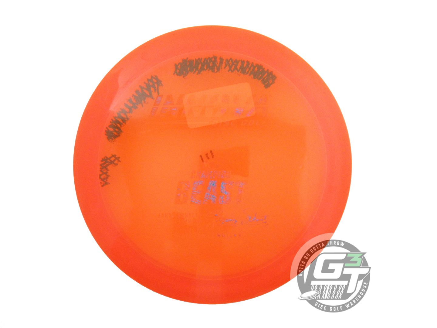 USED Innova Champion Beast 171g Orange Blue Foil Distance Driver Golf Disc