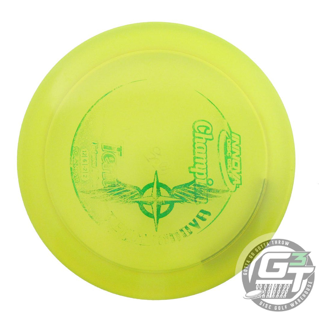 USED TEAM Innova Champion Tern 170g Yellow Green Foil Distance Driver Golf Disc