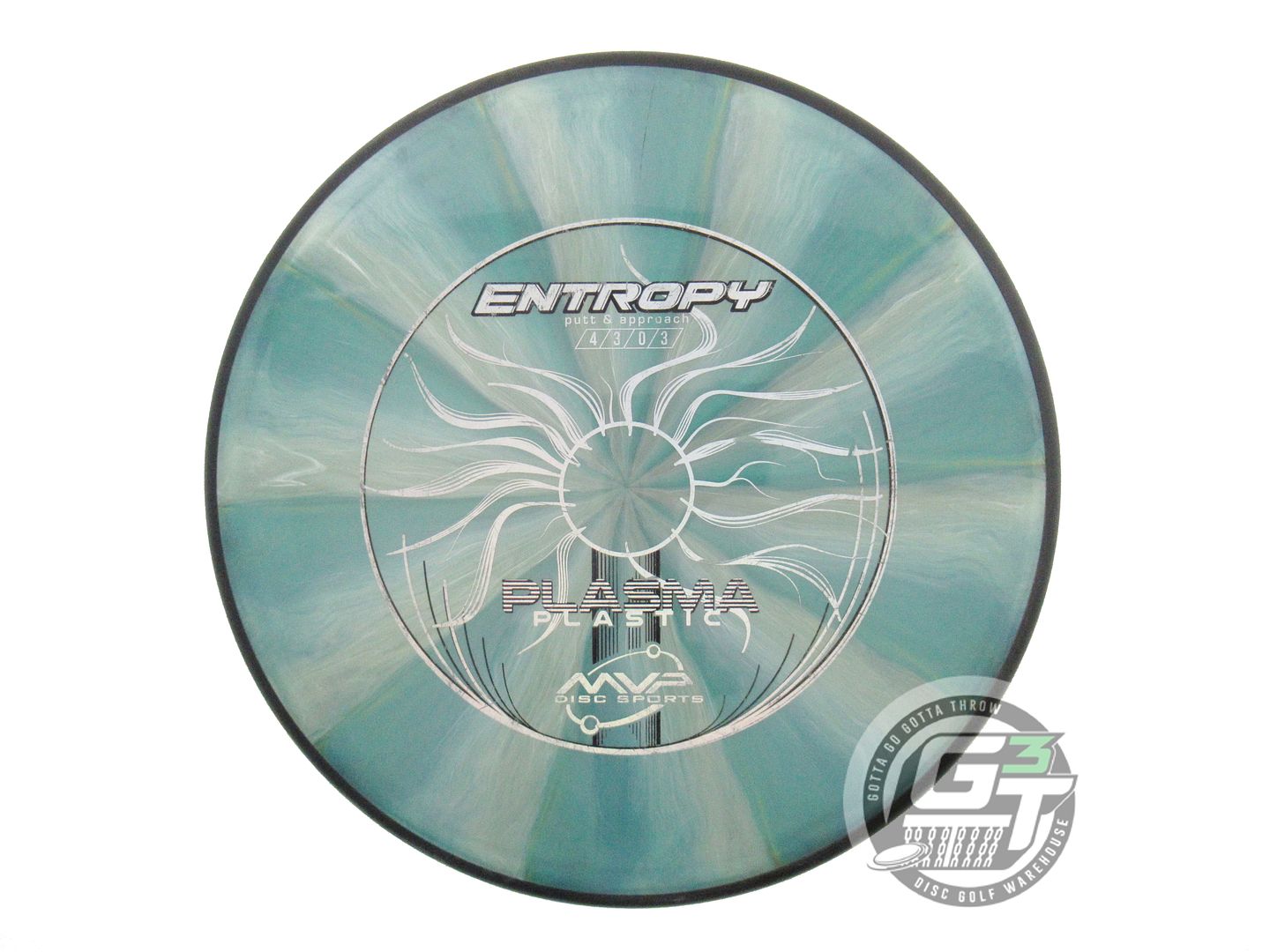 USED MVP Disc Sports Plasma Entropy 170g Green-Gray Putter Golf Disc