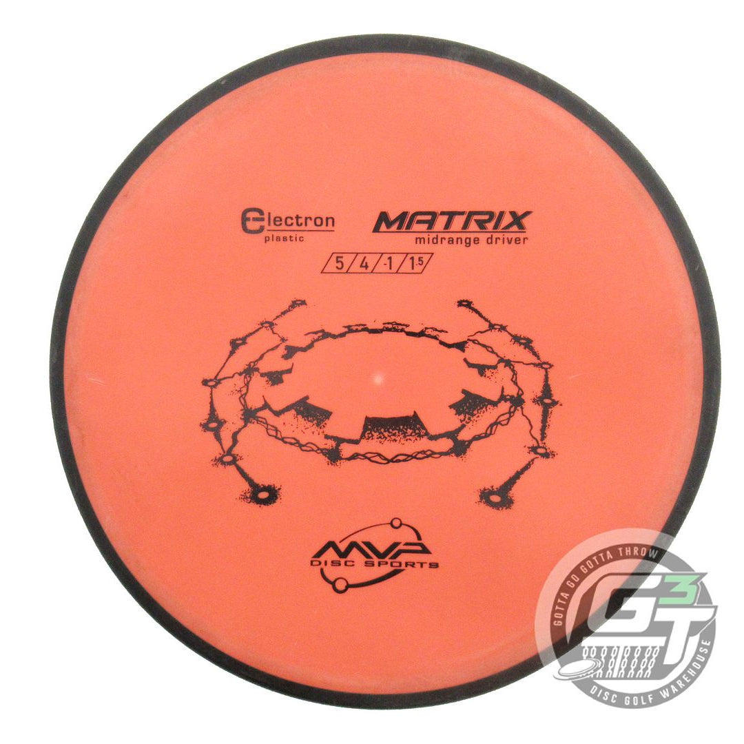 USED MVP Disc Sports Electron Matrix 167g Orange Midrange Golf Disc