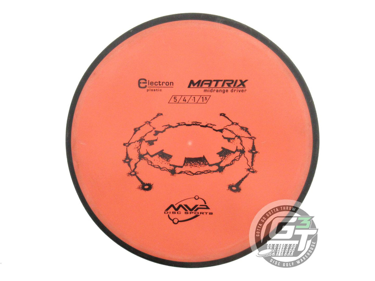 USED MVP Disc Sports Electron Matrix 167g Orange Midrange Golf Disc