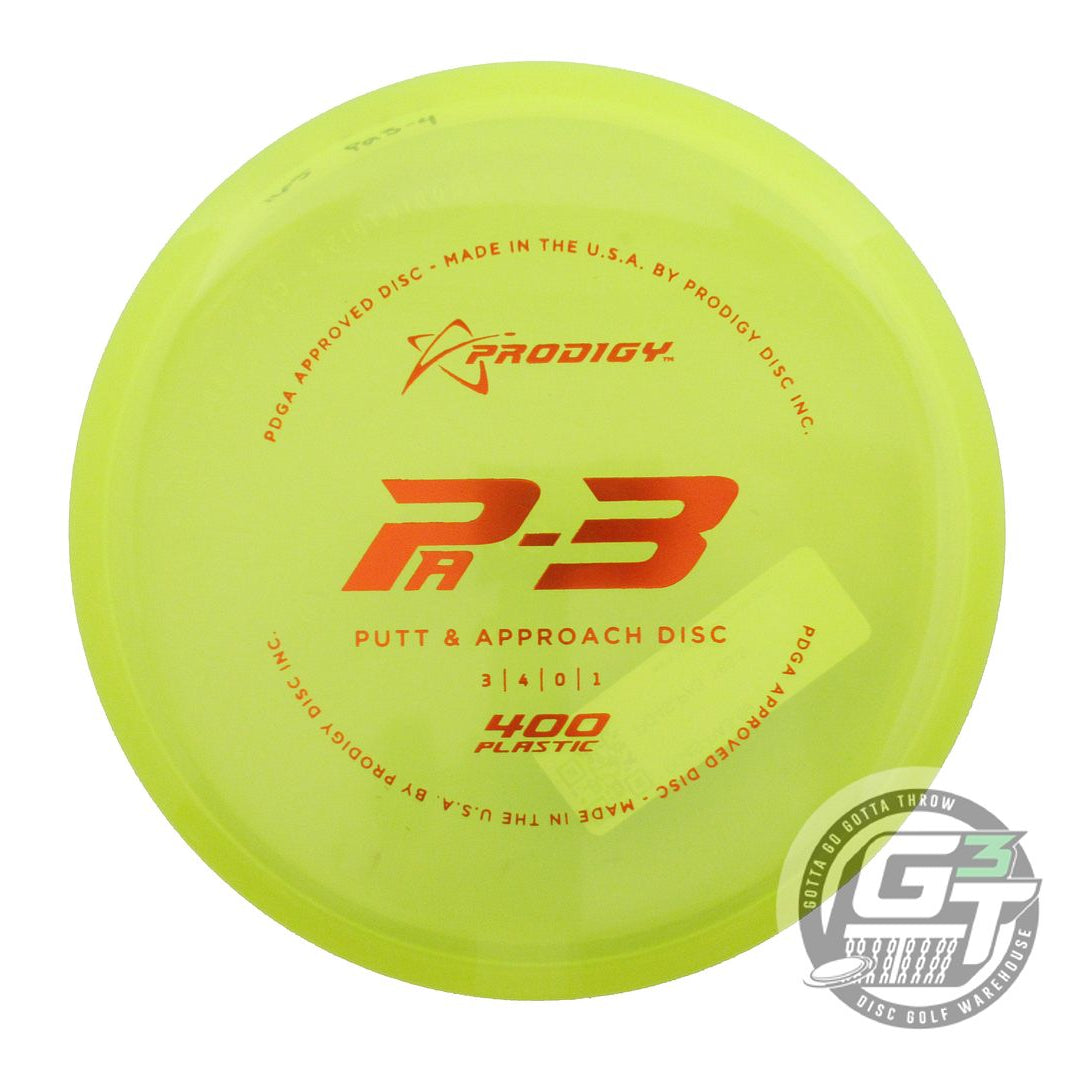 Prodigy 400 Series PA3 Putter Golf Disc (Individually Listed)