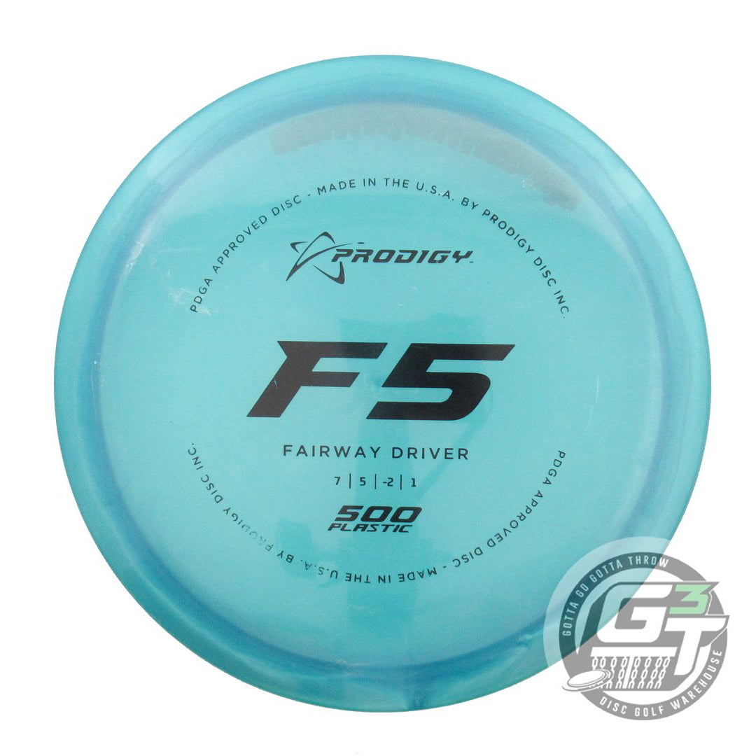 USED Prodigy Discs 500 F5 166g Teal Black Stamp Fairway Driver Golf Disc