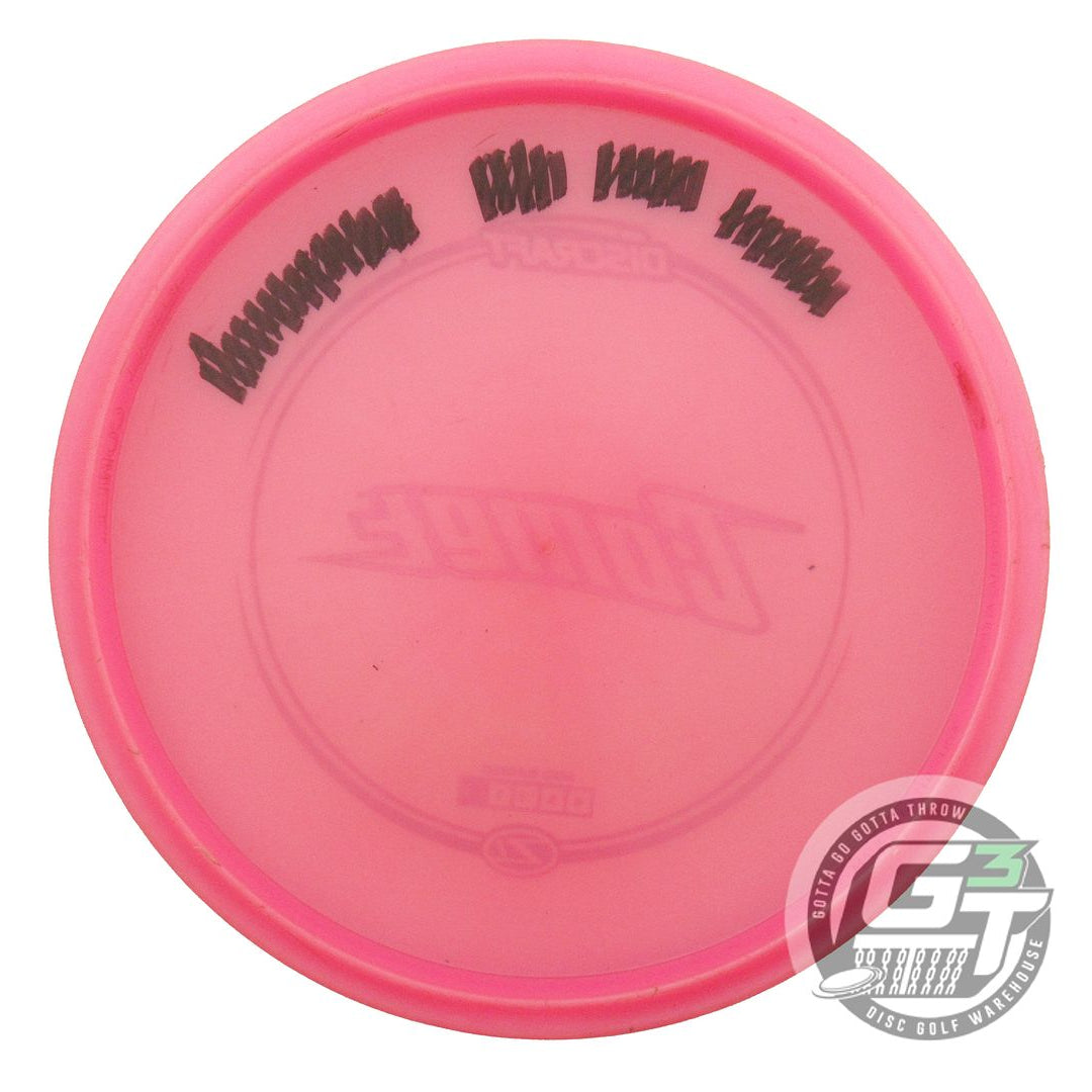 USED Discraft Z Comet 180g Pink Red Foil Midrange Golf Disc
