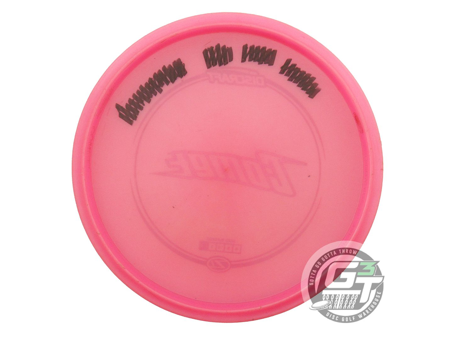 USED Discraft Z Comet 180g Pink Red Foil Midrange Golf Disc