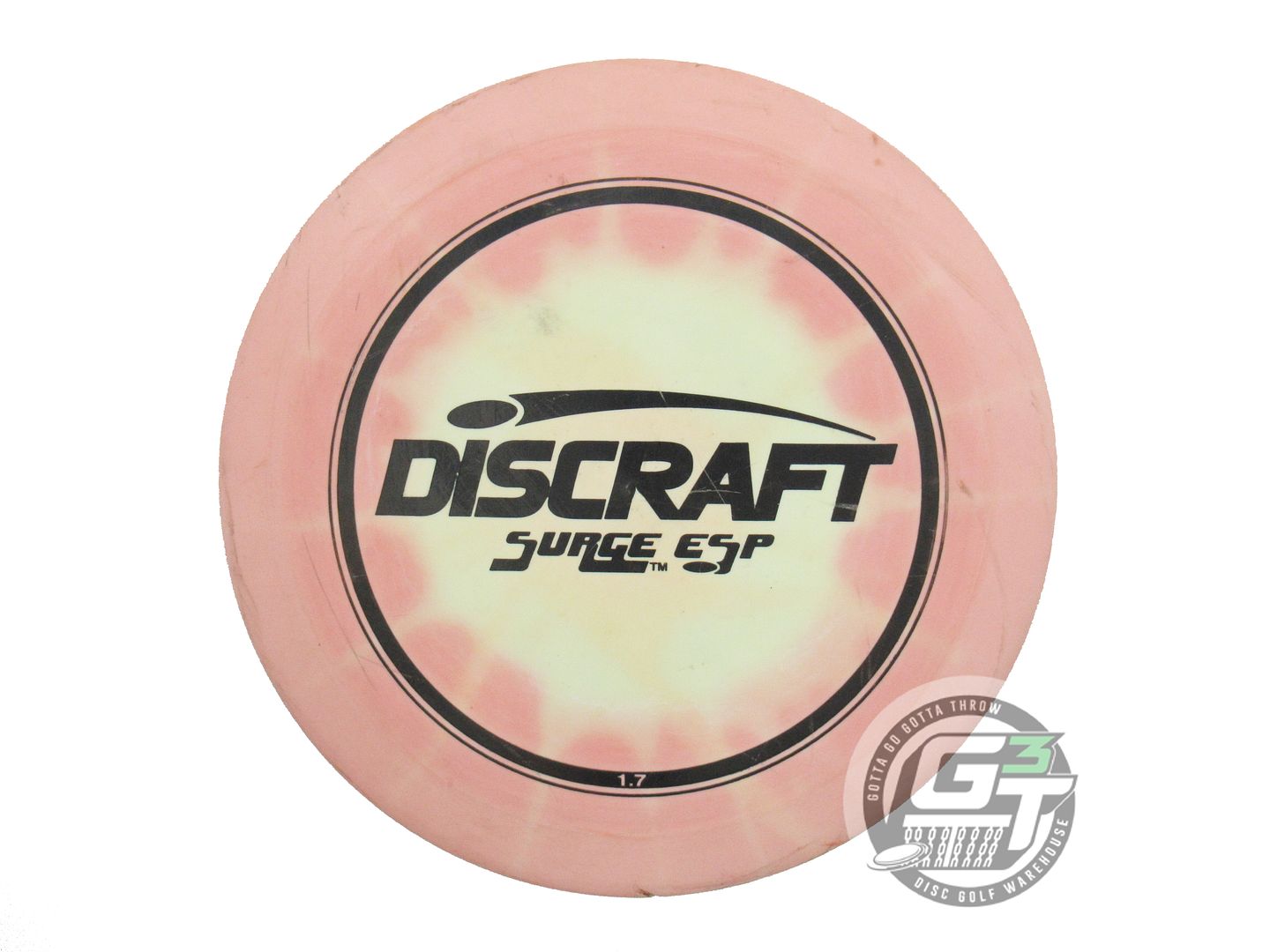 USED Discraft FlyDye ESP Surge 168g Red Burst Distance Driver Golf Disc