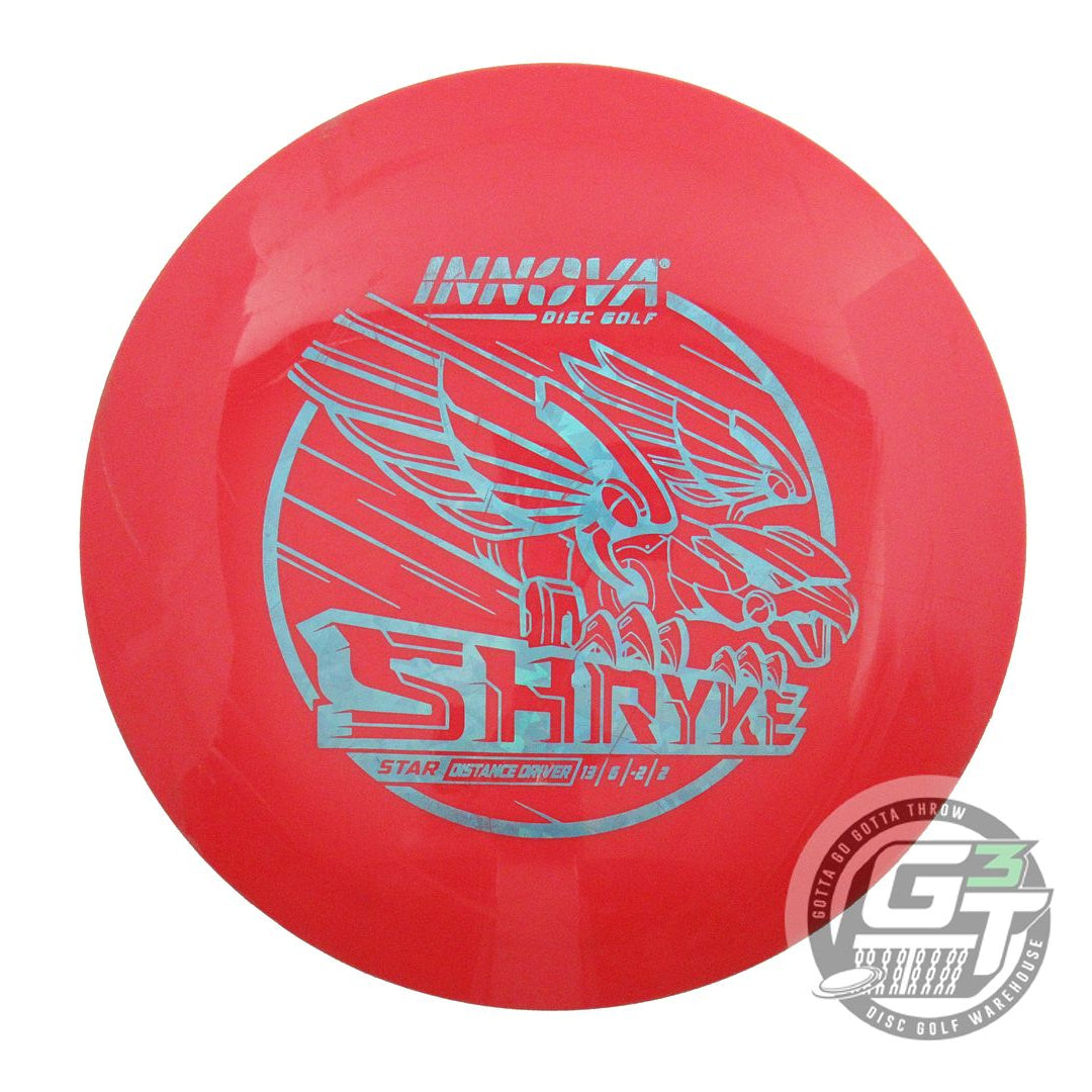 USED Innova Star Shryke 171g Red Teal Shatter Foil Distance Driver Golf Disc