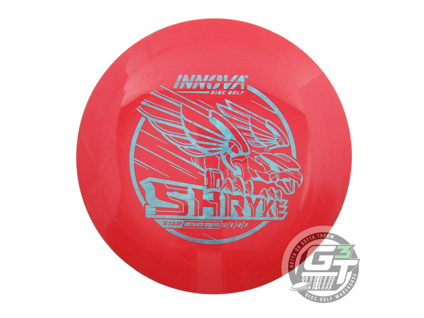USED Innova Star Shryke 171g Red Teal Shatter Foil Distance Driver Golf Disc