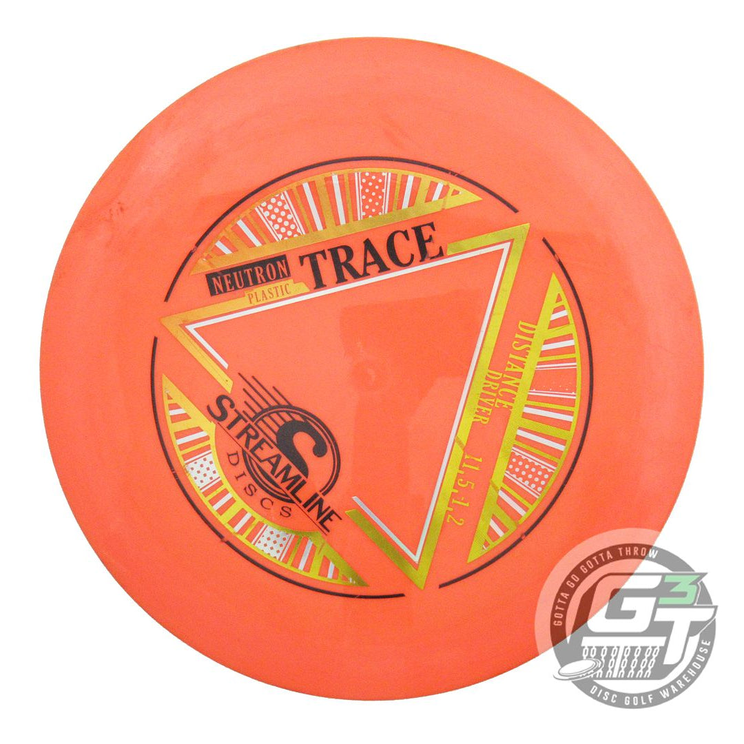 USED Streamline Discs Neutron Trace 170g Orange Distance Driver Golf Disc