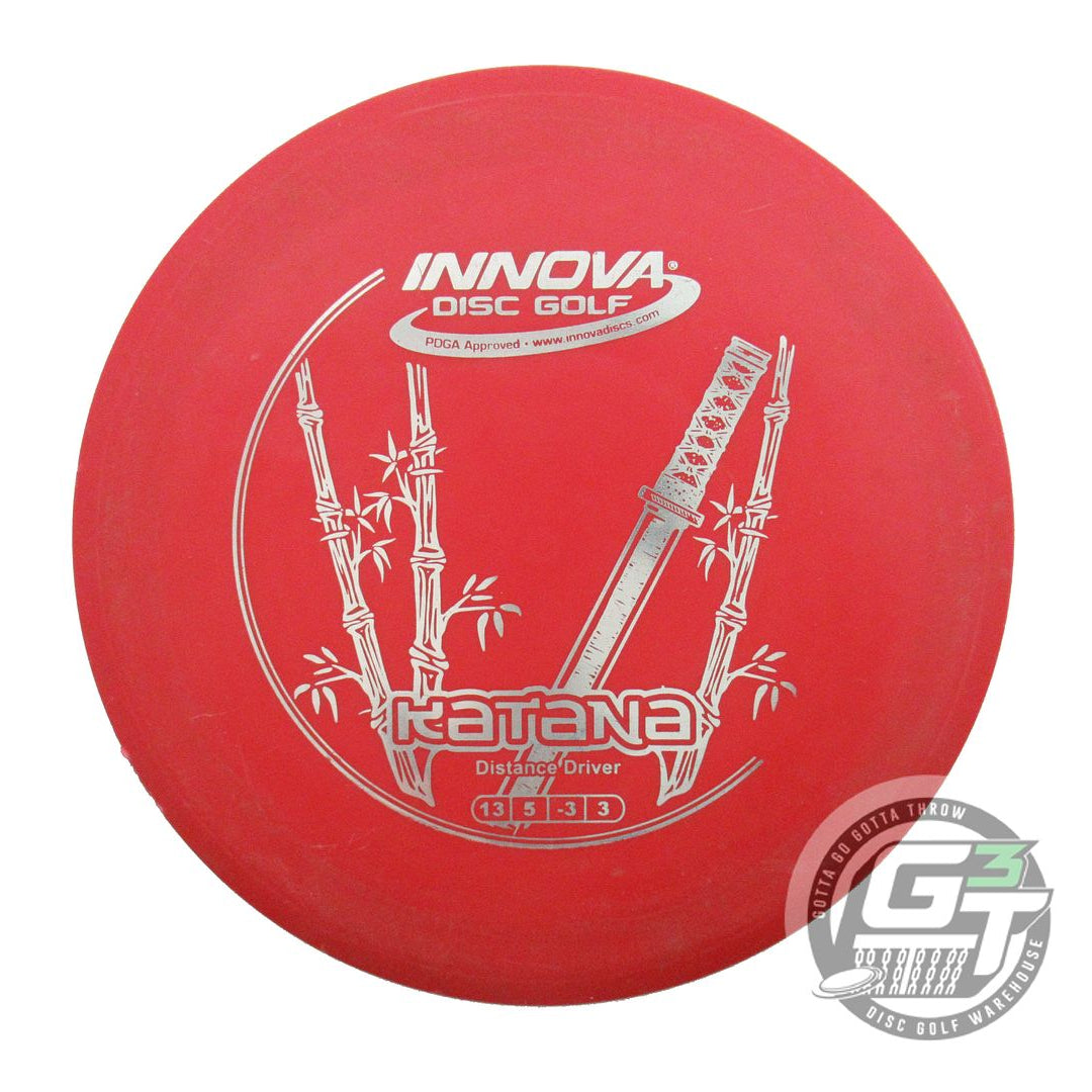 USED Innova DX Katana 175g Red Silver Foil Distance Driver Golf Disc