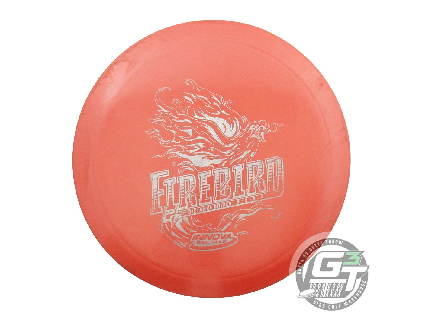 USED Innova GStar Firebird 166g Orange Silver Glitter Foil Distance Driver Disc
