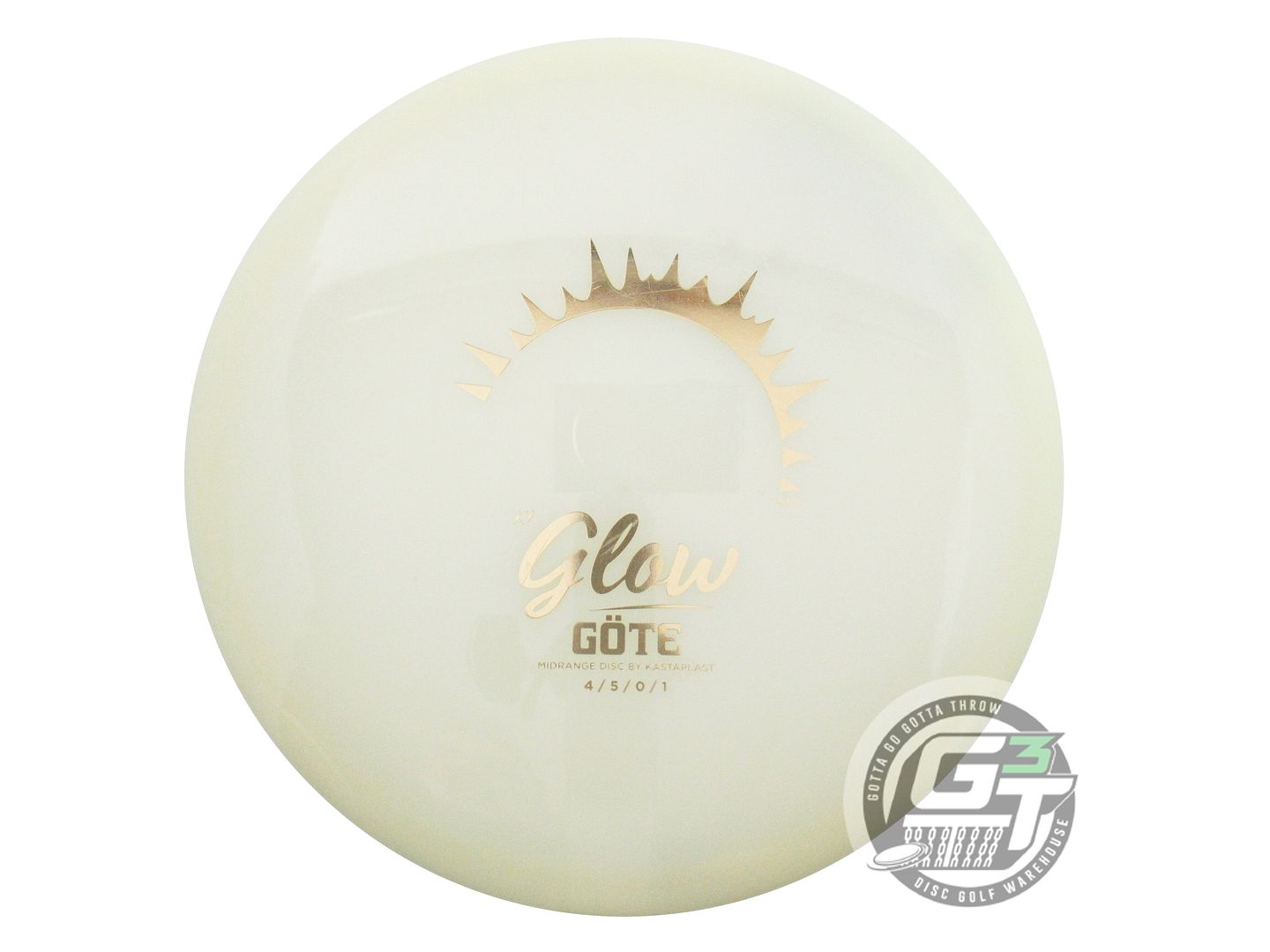 USED Kastaplast K1 Glow Gote 178g Gold Foil Midrange Golf Disc