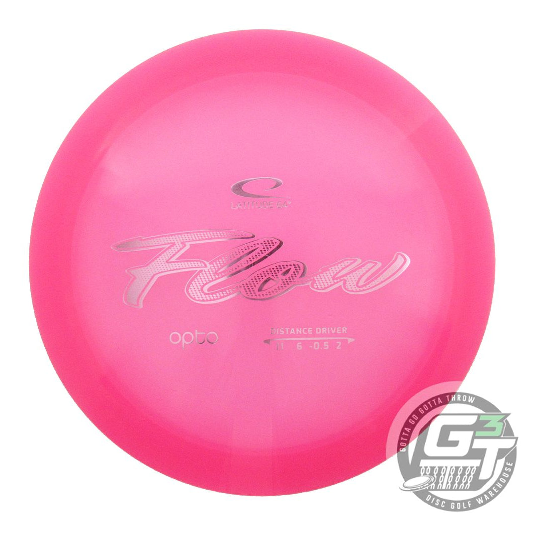 NOS Latitude 64 Opto Flow 173g Pink Pink Foil Distance Driver Golf Disc
