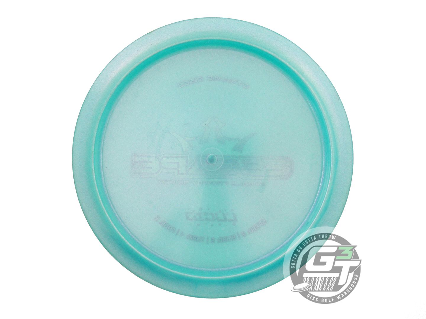 USED Dynamic Discs Glimmer Lucid Escape 173g Seafoam Purple Foil Driver Disc