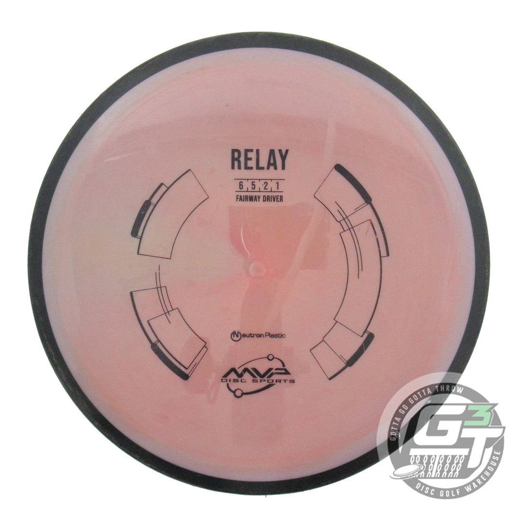 USED MVP Disc Sports Classic Neutron Relay 170g Drab Pink Fairway Driver Disc