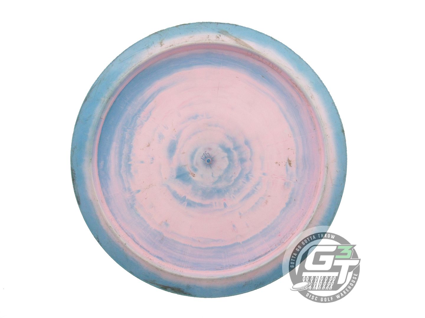 USED Discraft ESP Raptor 175g Blue-Pink Prism Foil Distance Driver Golf Disc