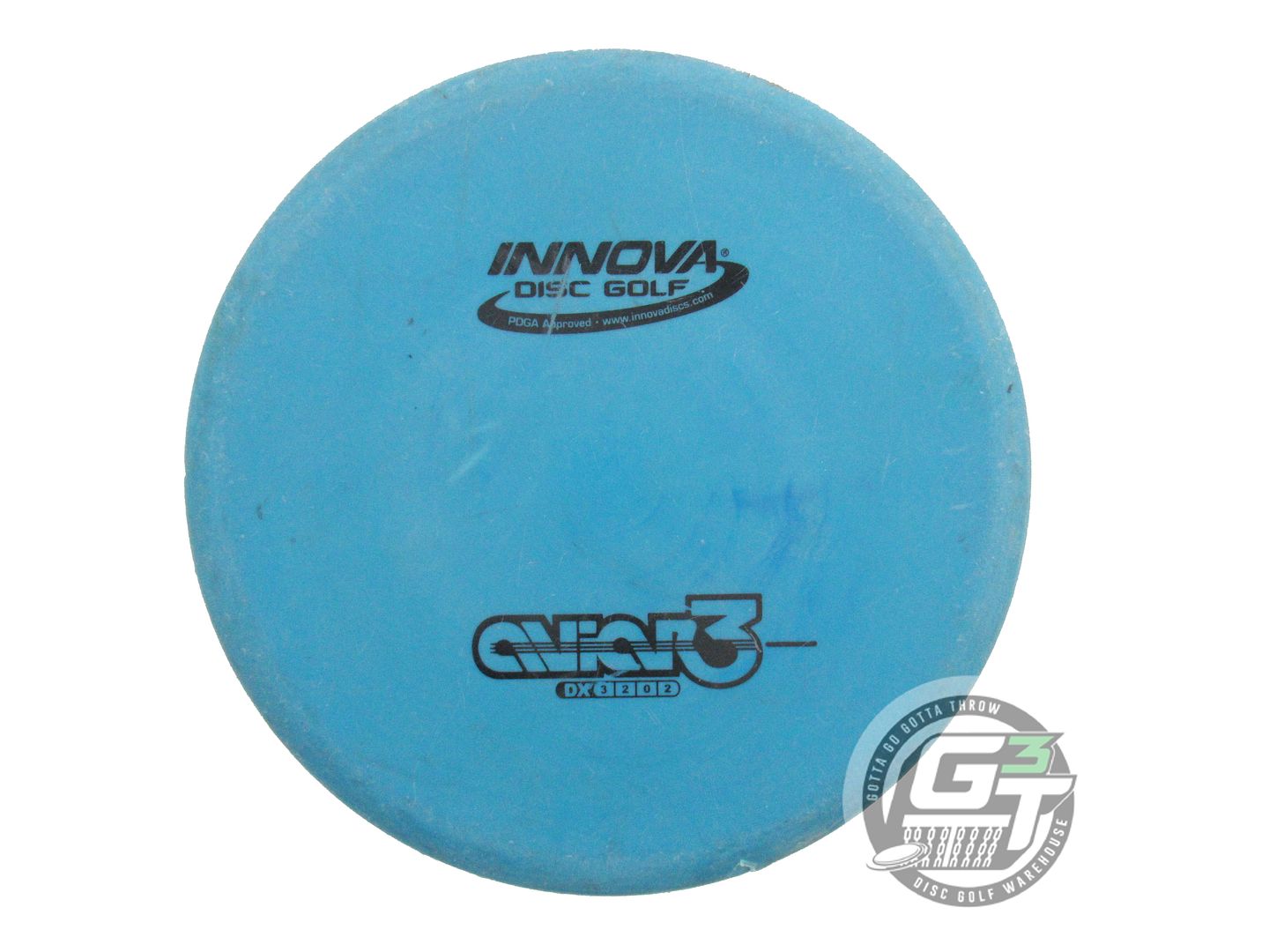 USED Innova DX Aviar3 175g Blue Black Stamp Putter Golf Disc