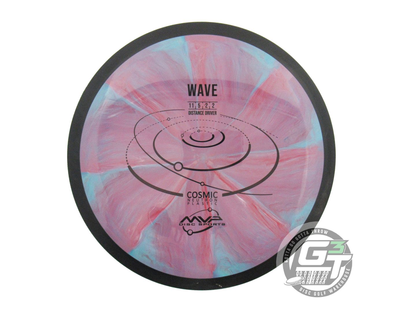 USED MVP Disc Sports Cosmic Neutron Wave 172g Purple-Teal Distance Driver Disc