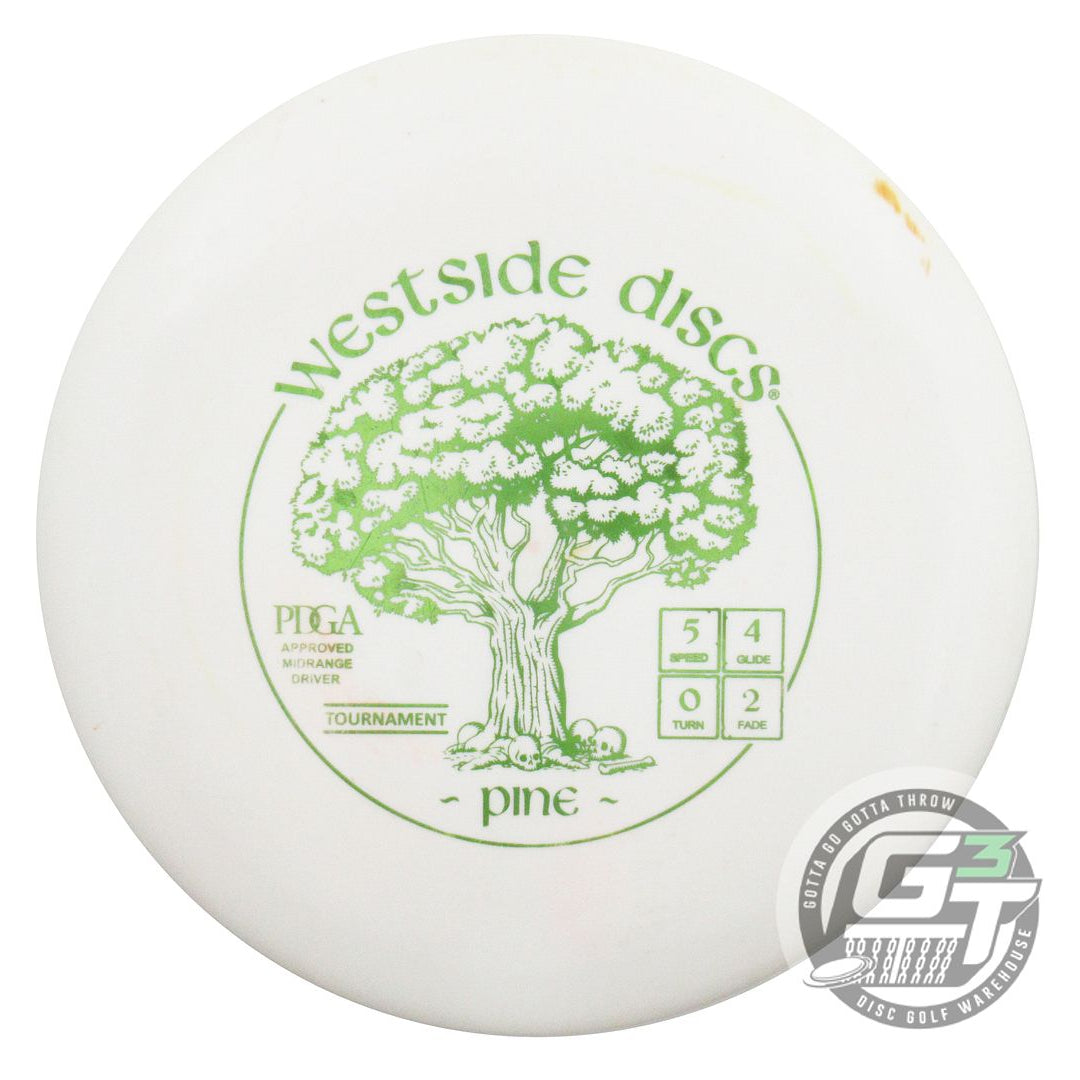 USED Westside Discs Tournament Pine 178g White Lime Foil Midrange Golf Disc