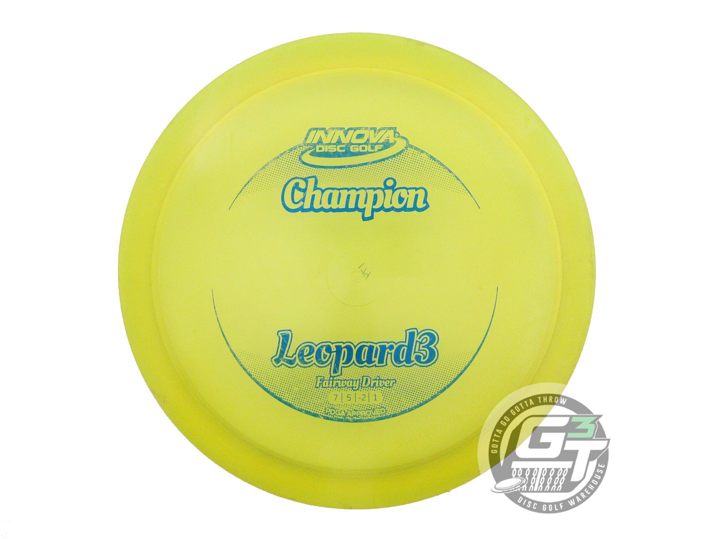 USED Innova Champion Leopard3 174g Yellow Blue Foil Fairway Driver Golf Disc