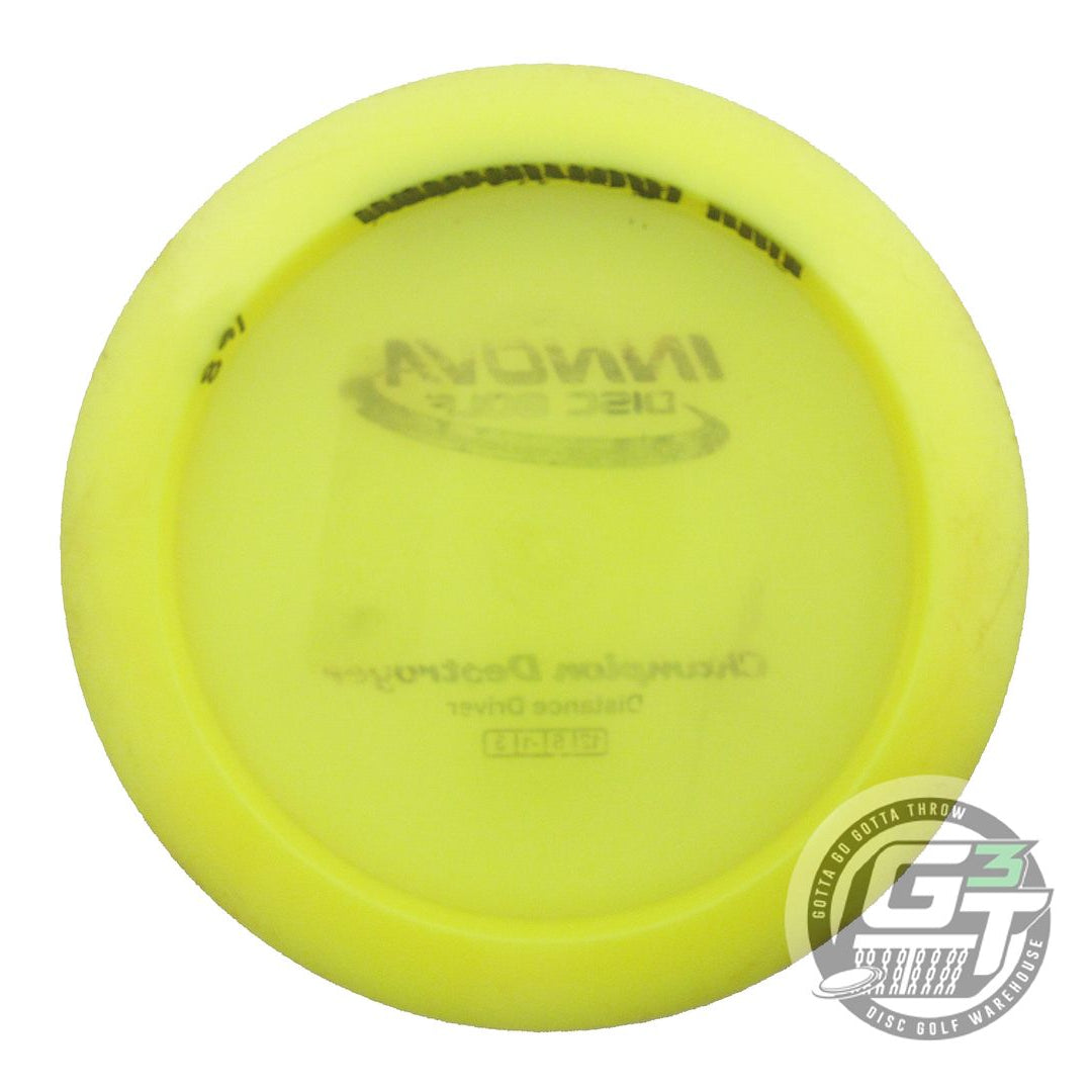 USED Innova Champion Destroyer 168g Yellow Purple Foil Distance Driver Golf Disc
