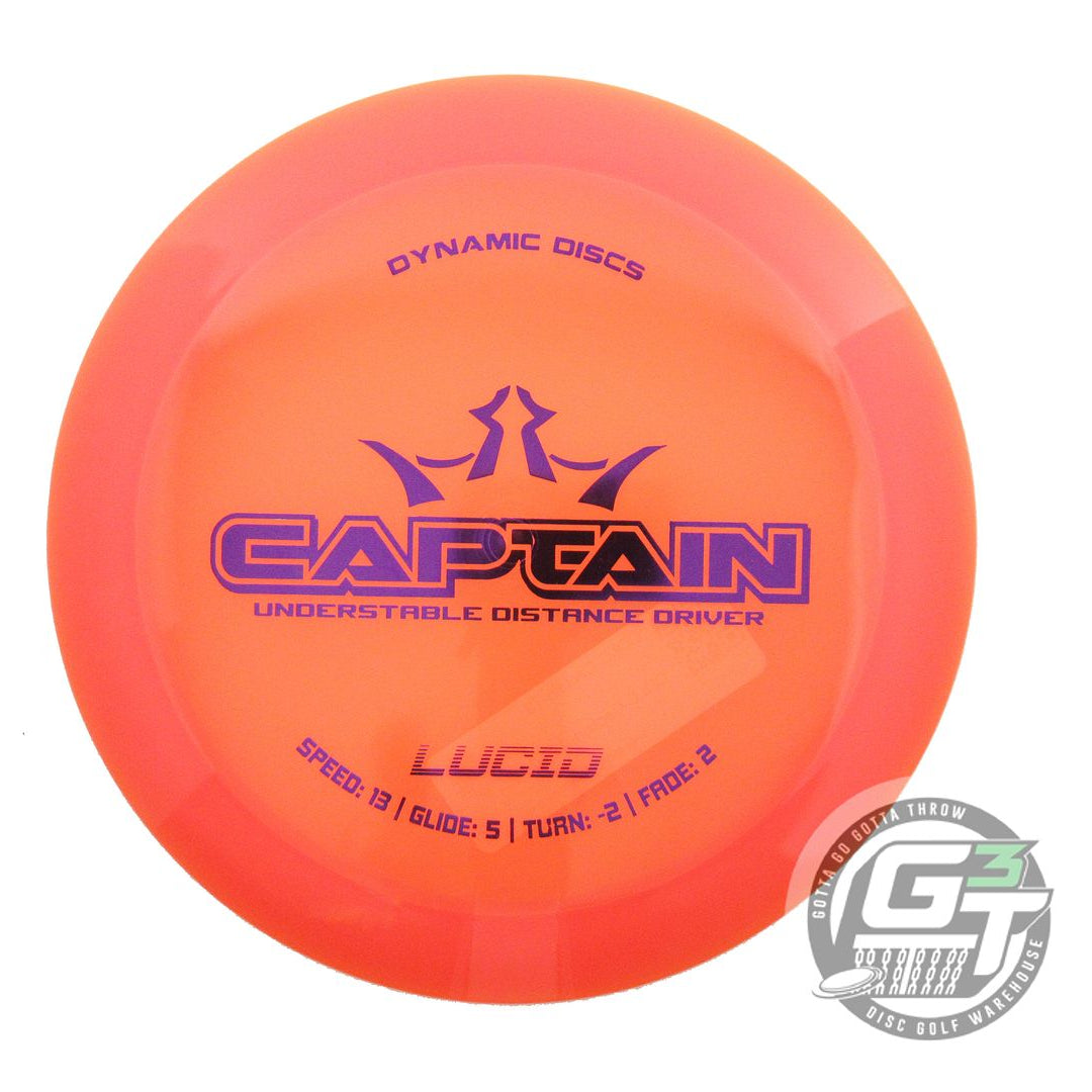 Dynamic Discs Lucid Captain Distance Driver Golf Disc (Individually Listed) - Gotta Go Gotta Throw