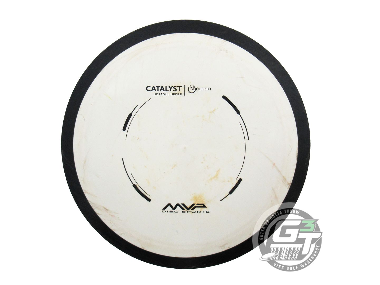 USED MVP Disc Sports Classic Neutron Catalyst 175g White PFN Driver Golf Disc
