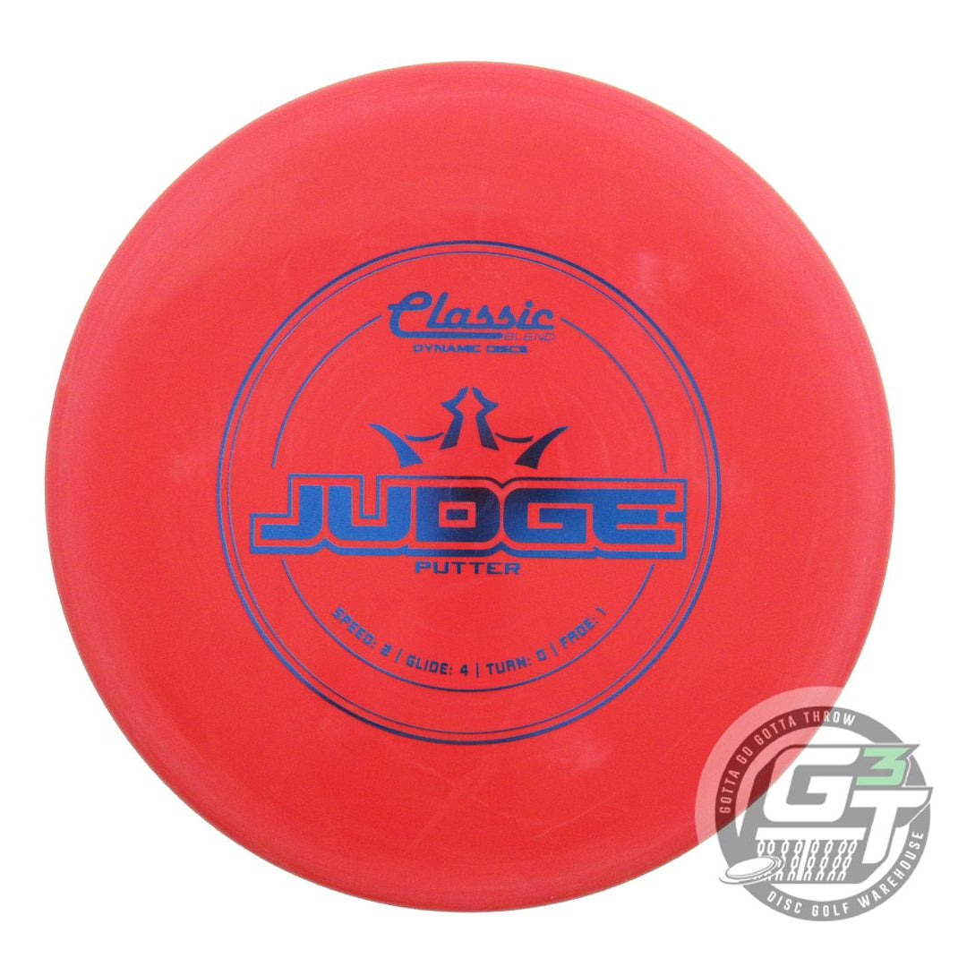 Dynamic Discs Classic Blend Judge Putter Golf Disc (Individually Listed)