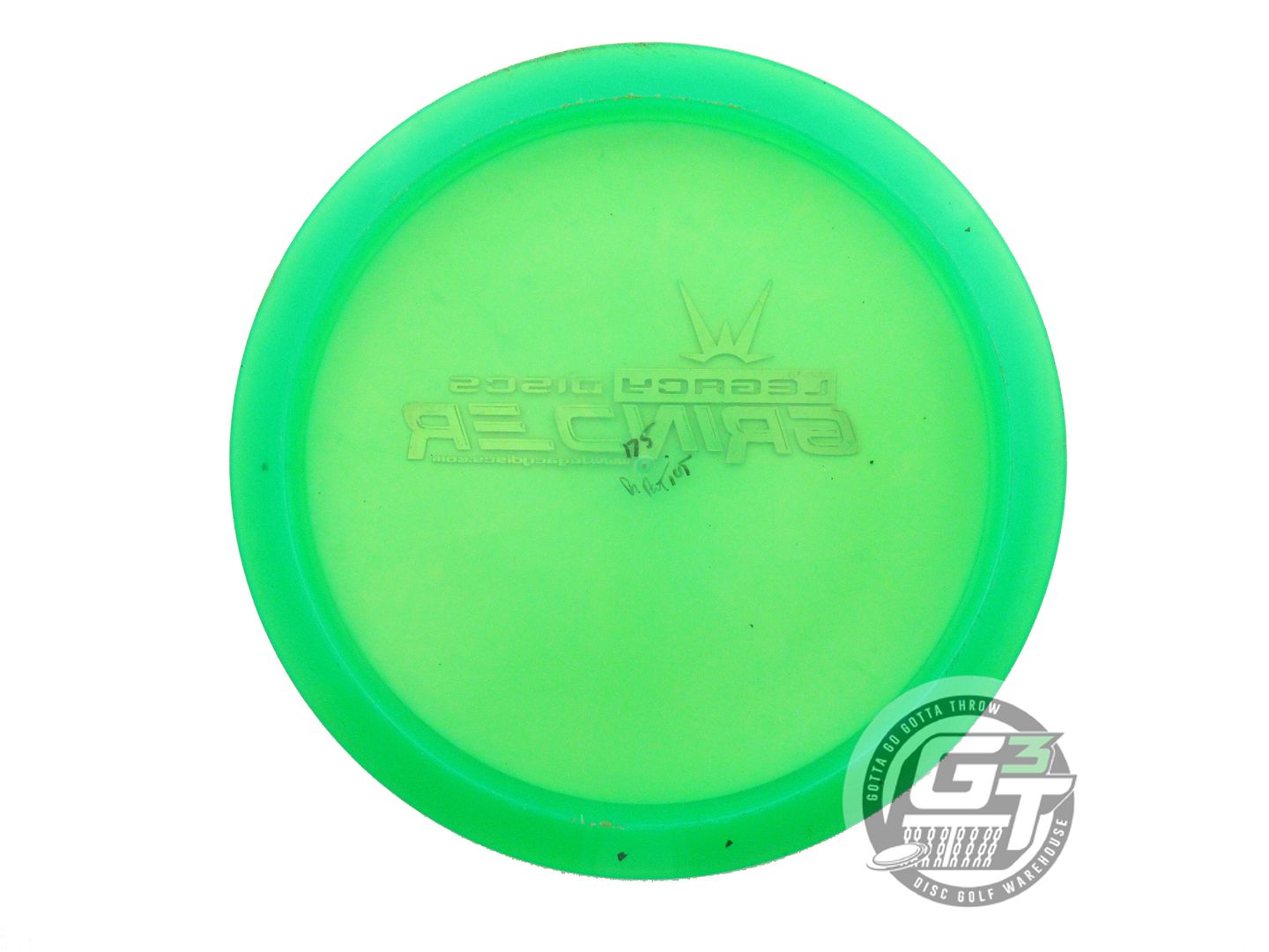 USED Legacy Discs X-OUT Pinnacle Patriot 175g Green Driver Golf Disc