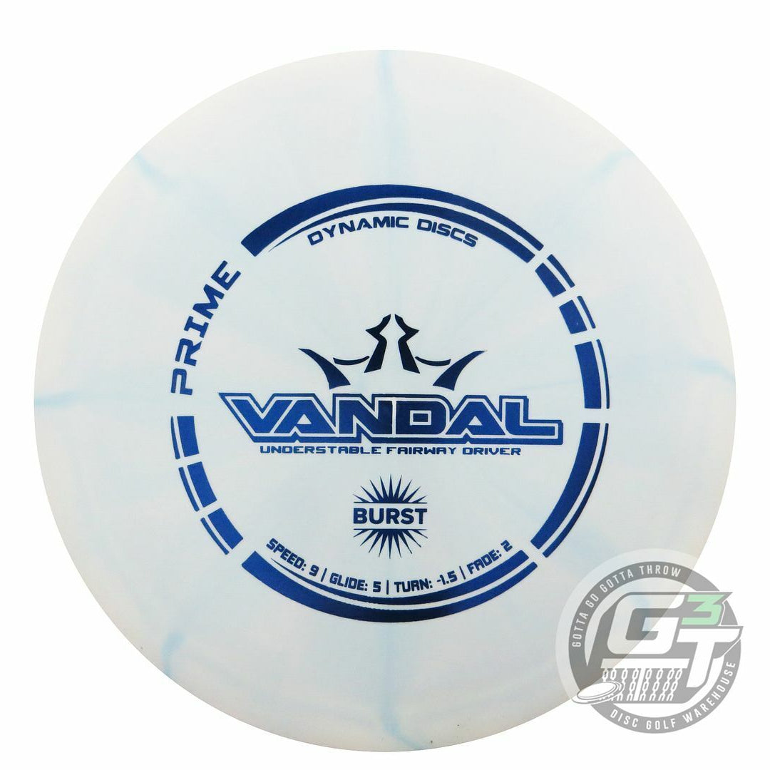 Dynamic Discs Prime Burst Vandal Fairway Driver Golf Disc (Individually Listed)