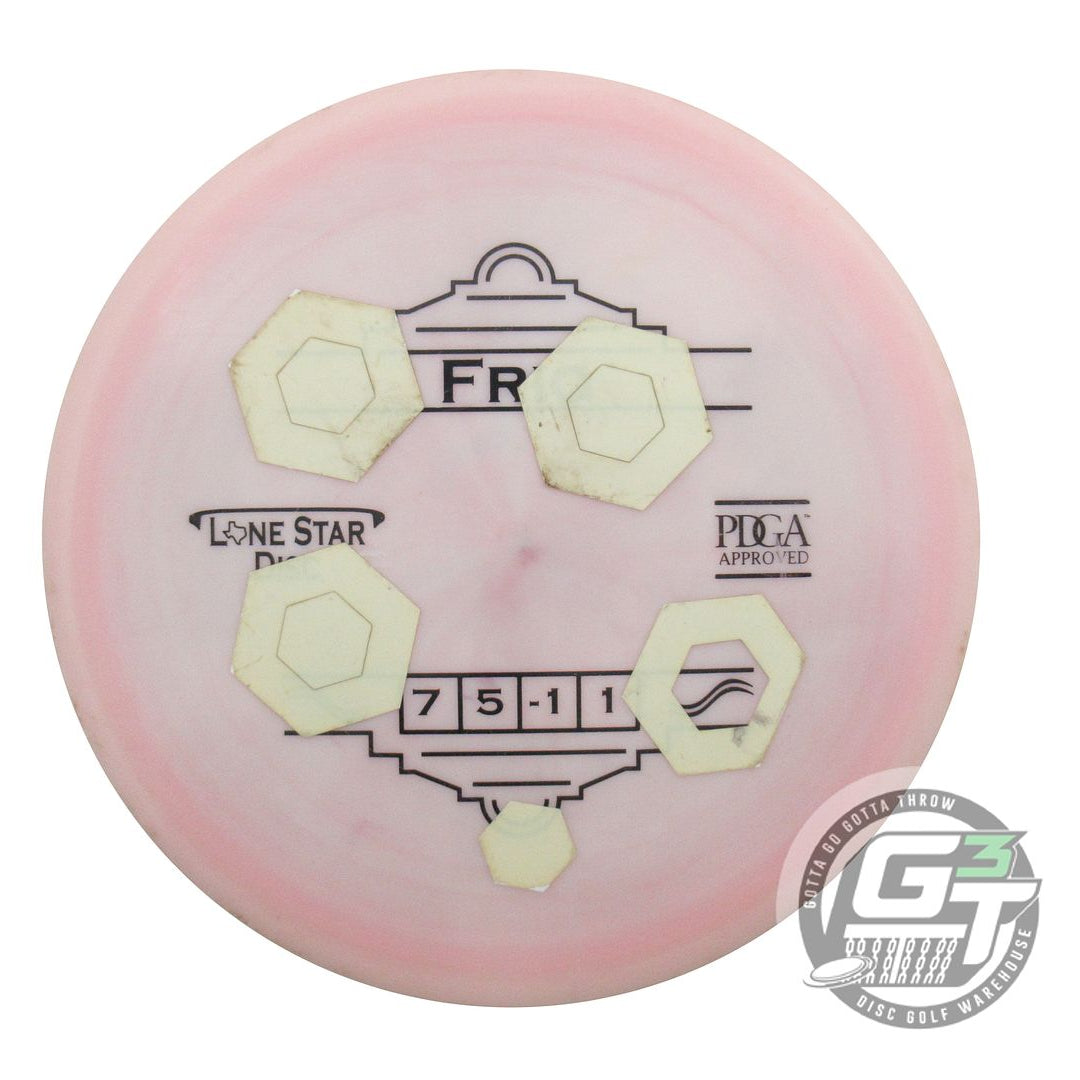 USED Lone Star Alpha Frio 171g Pink Black Stamp GLOW TAPE Fairway Driver Disc