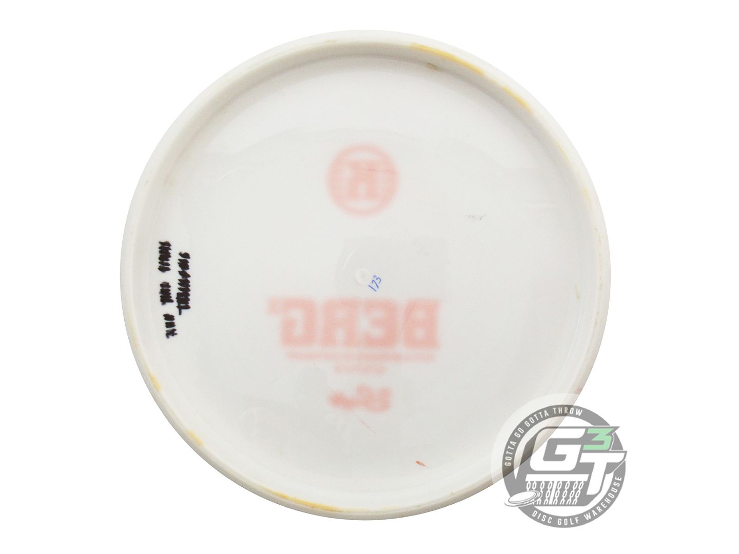 USED Kastaplast K1 Soft Berg X 173g White Red Stamp Putter Golf Disc