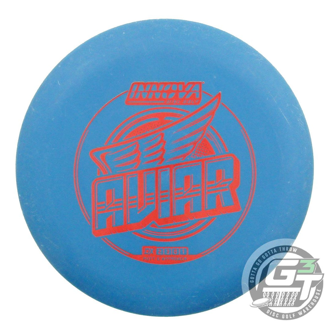 USED Innova DX Aviar 172g Blue Red Stamp Putter Golf Disc
