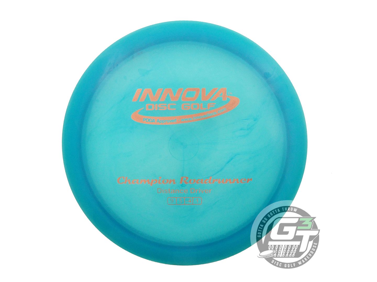 USED Innova Champion Roadrunner 171g Teal Copper Foil Distance Driver Golf Disc