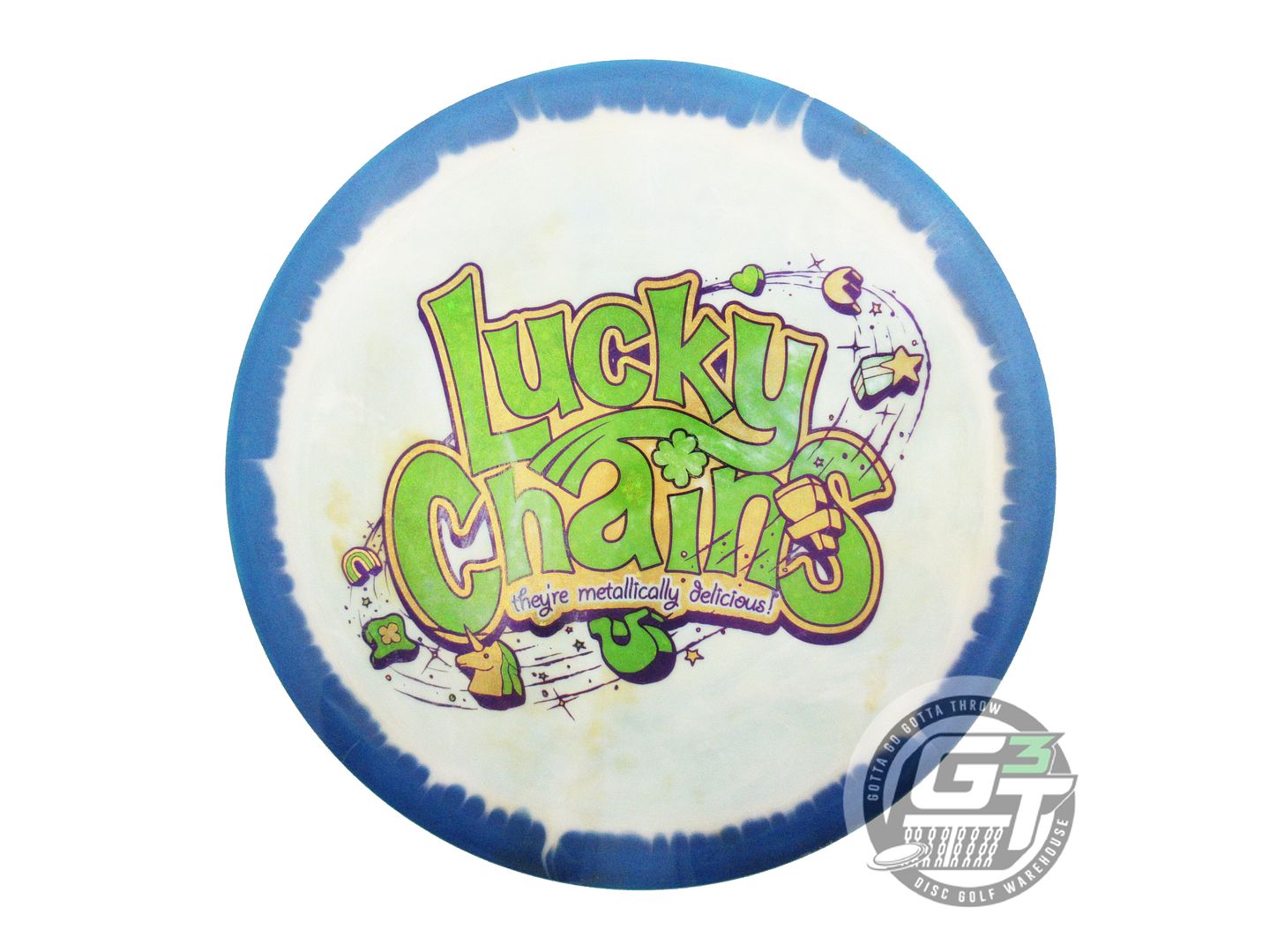 USED Innova LUCKY CHAINS Halo Star Tern 169g Blue-White Distance Driver Disc