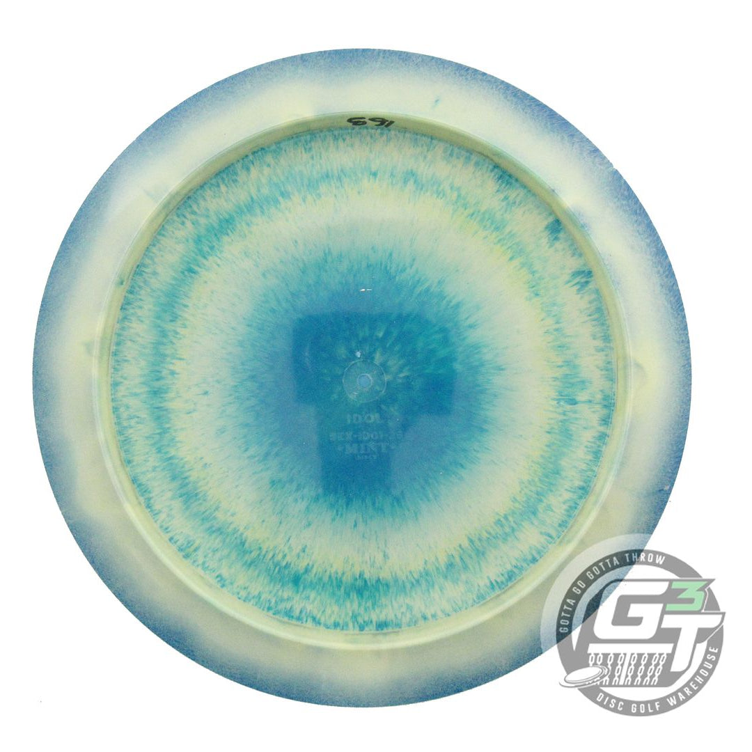 USED Mint Discs Elixir Idol 163g Blue-Yellow Flag Foil Distance Driver Golf Disc