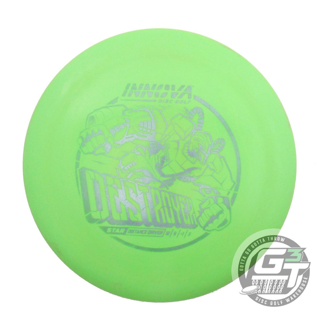 USED Innova Star Destroyer 172g Olive Silver Foil Distance Driver Golf Disc