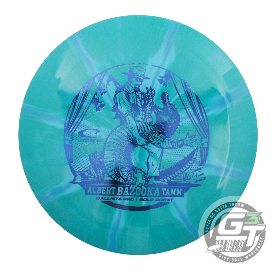 Latitude 64 Limited Edition 2025 Team Series Albert Tamm Gold Extreme Burst Ballista Pro Distance Driver Golf Disc (Individually Listed) - Gotta Go Gotta Throw