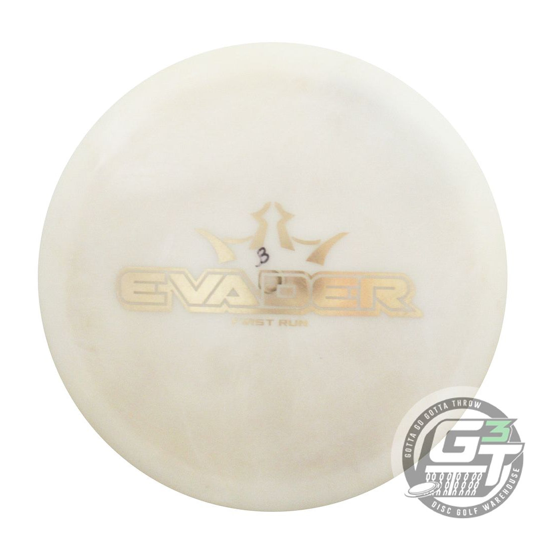 USED Dynamic Discs FIRST RUN Lucid Evader 170g White Silver Foil Driver Disc