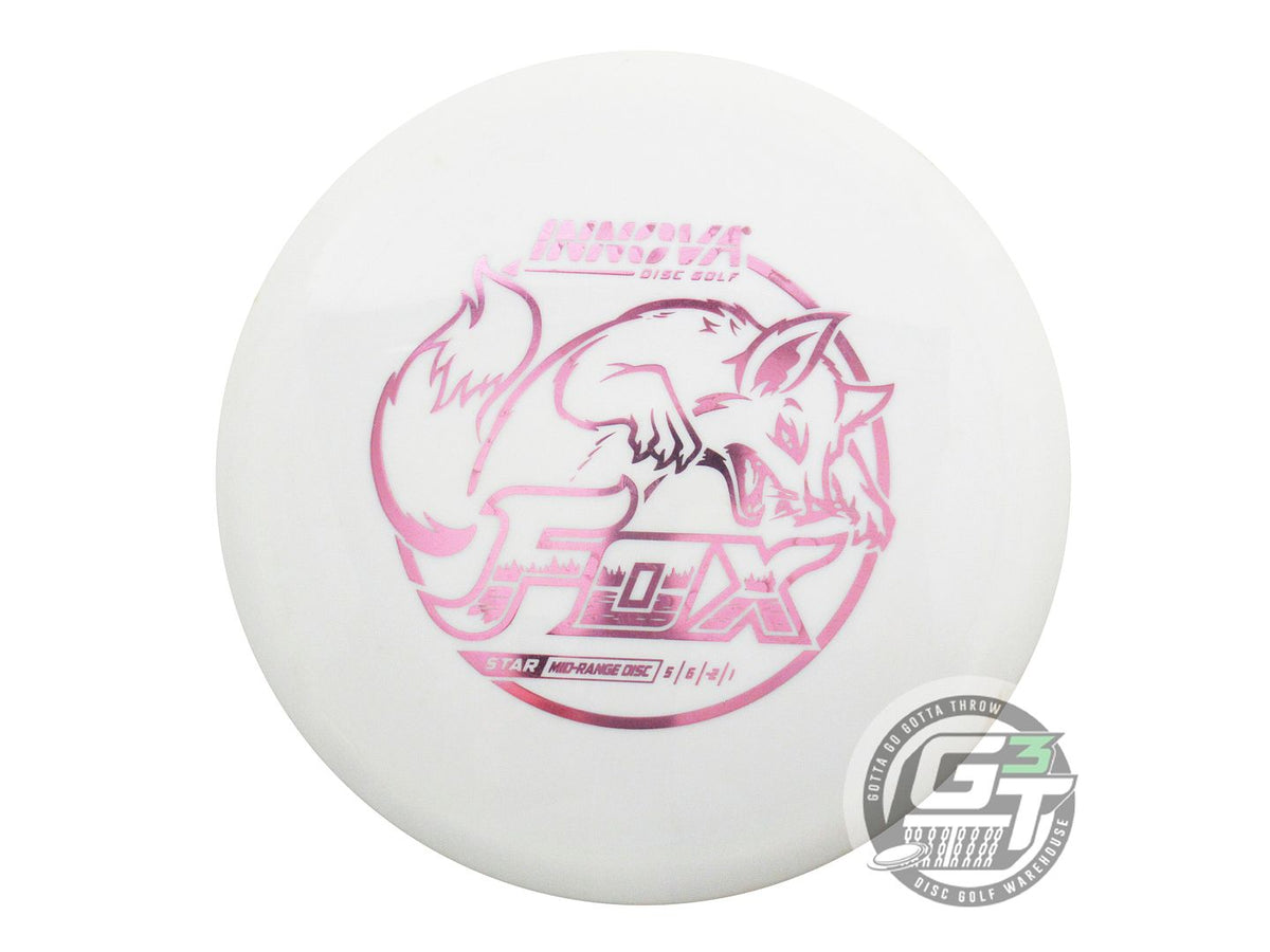 USED Innova Star Fox 172g White Pink Foil Midrange Golf Disc