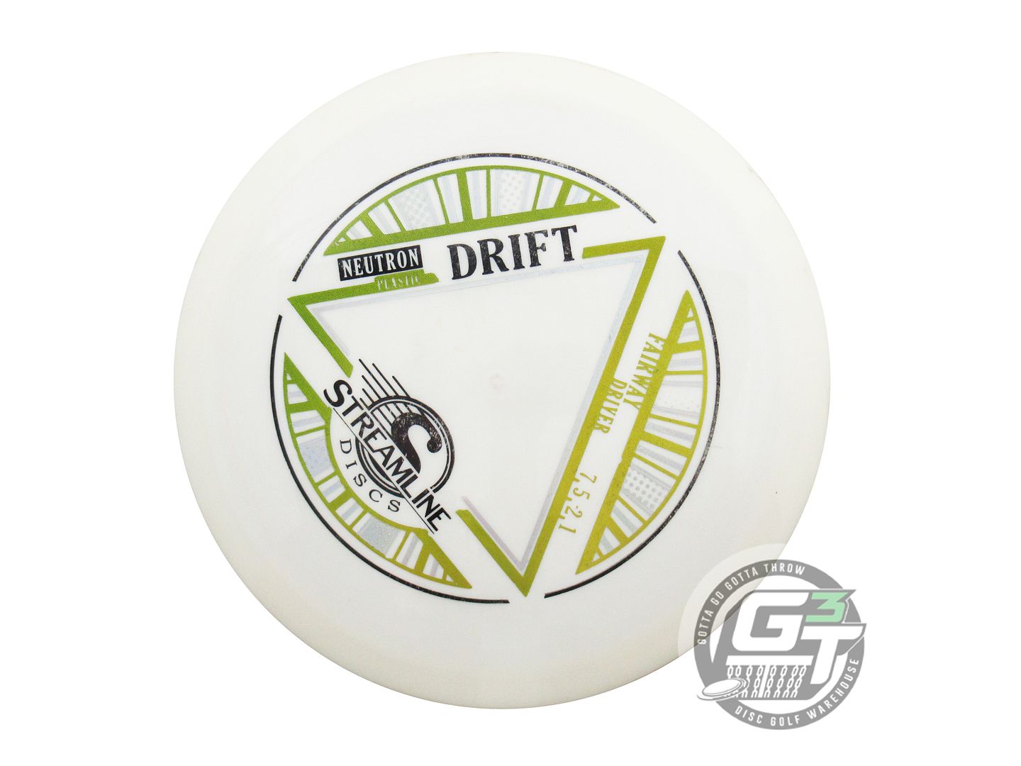 USED Streamline Discs Neutron Drift 174g White Distance Driver Golf Disc