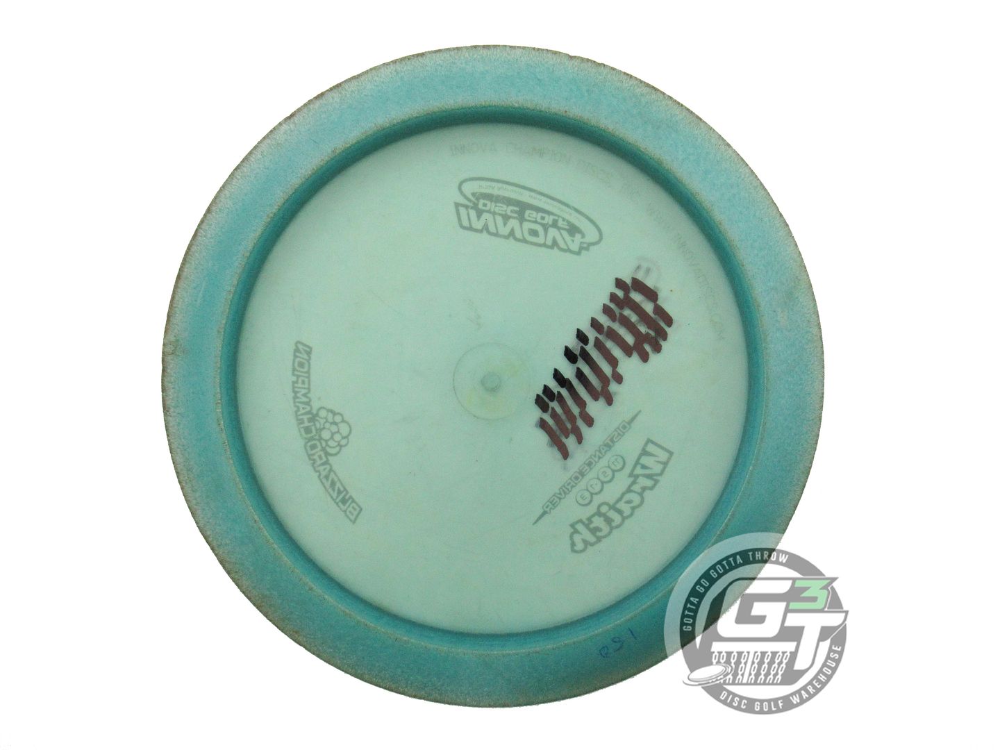 USED Innova Blizzard Wraith 151g Teal Gold Foil Distance Driver Golf Disc