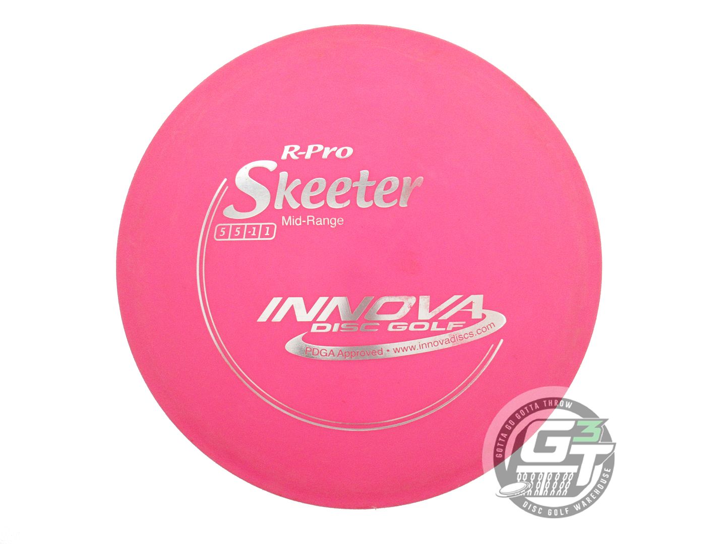 USED Innova R-Pro Skeeter 167g Pink Silver Foil Midrange Golf Disc