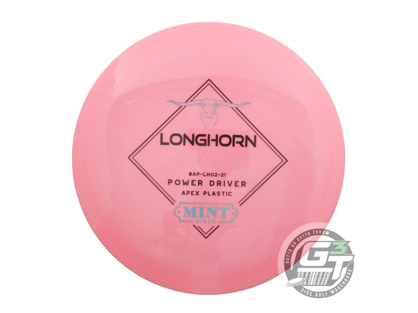 USED Mint Discs Apex Longhorn 167g Lt. Pink Distance Driver Golf Disc