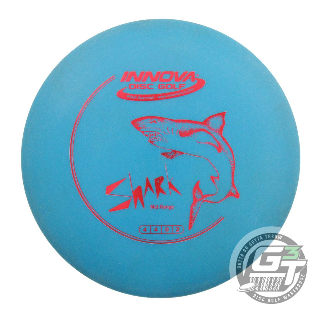 USED Innova DX Shark 144g Blue Red Foil Midrange Golf Disc