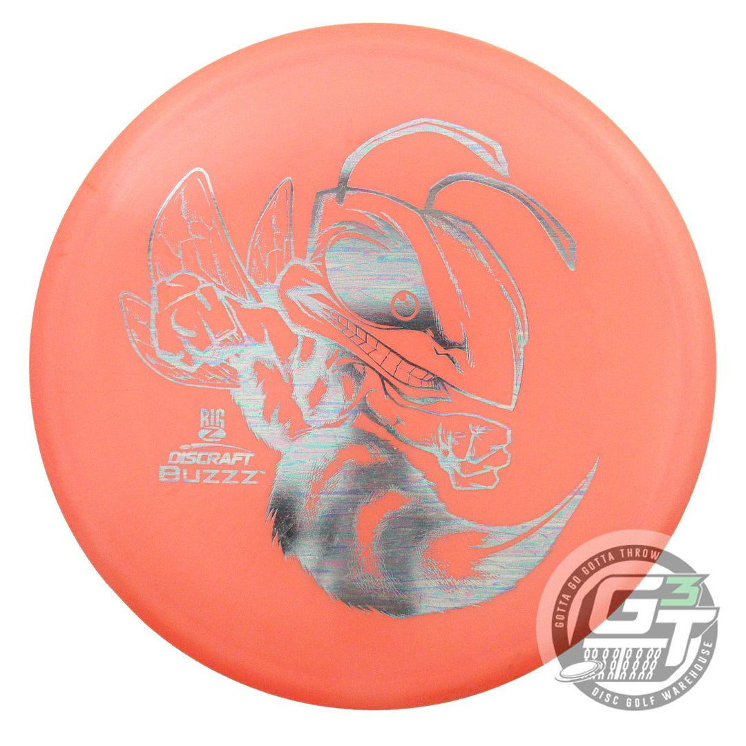 USED Discraft Big Z Buzzz 181g Orange Oil Slick Foil Midrange Golf Disc