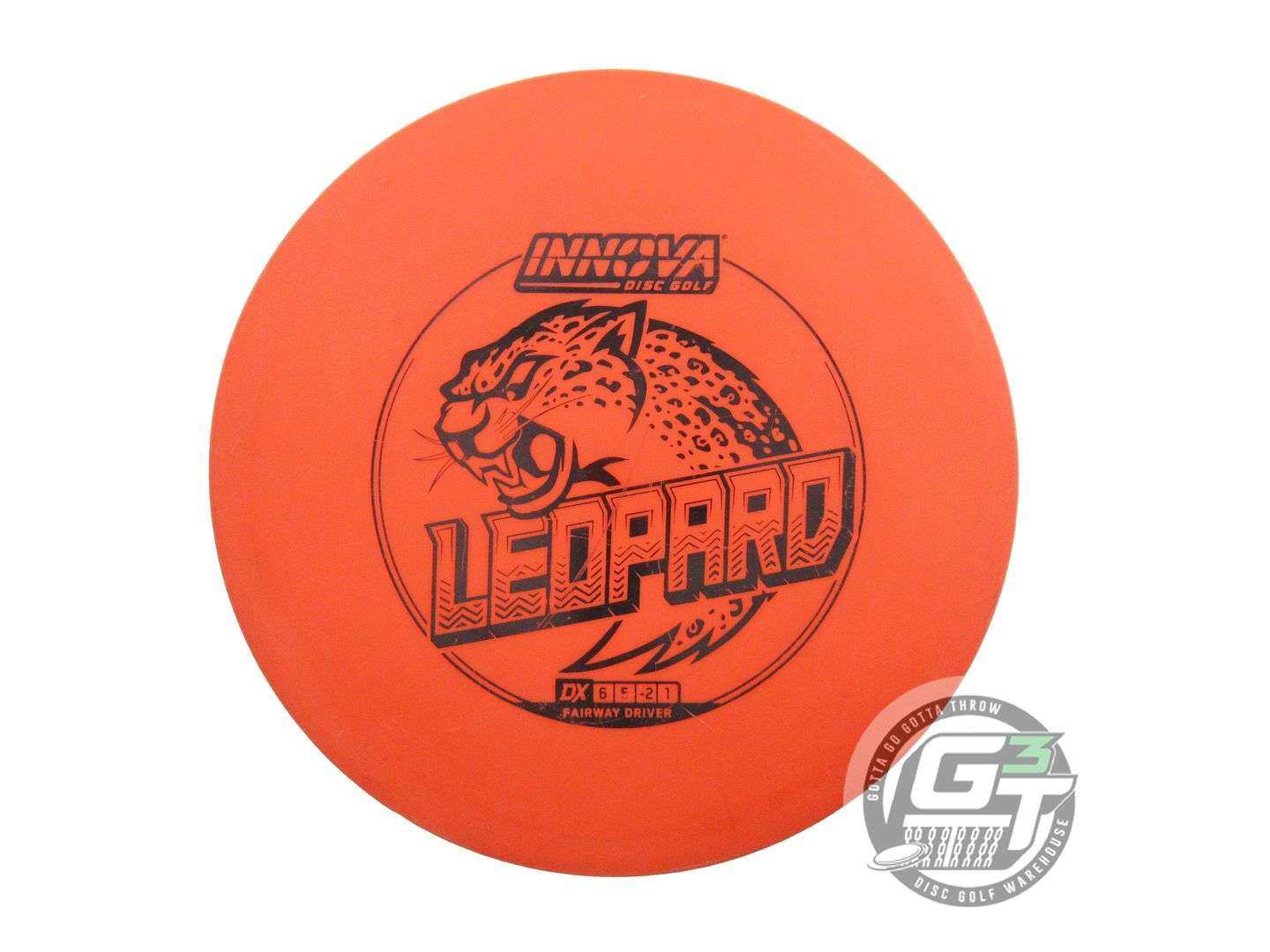 USED Innova DX Leopard 145g Orange Black Stamp Fairway Driver Golf Disc