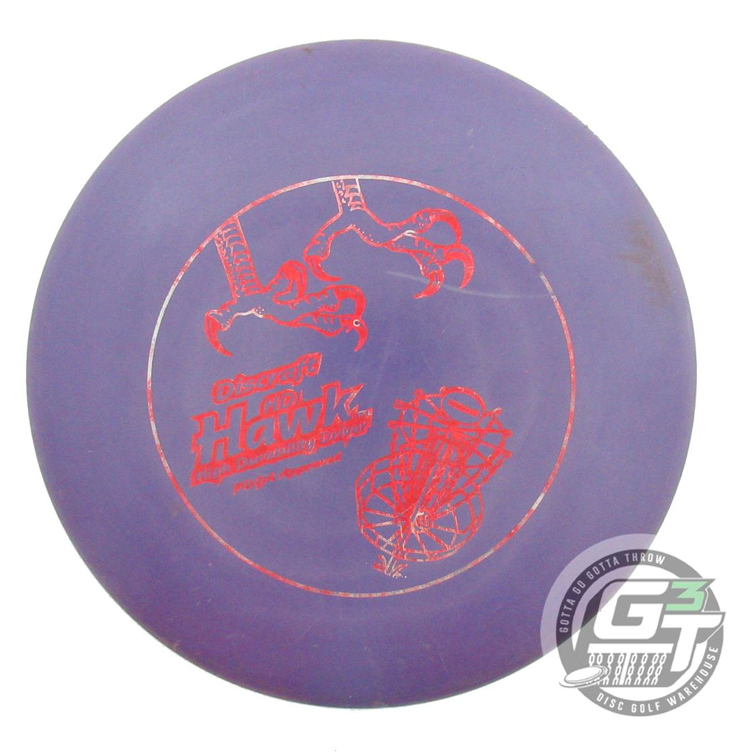 USED Discraft Pro D Hawk 172g Purple Red Shatter Foil Midrange Golf Disc